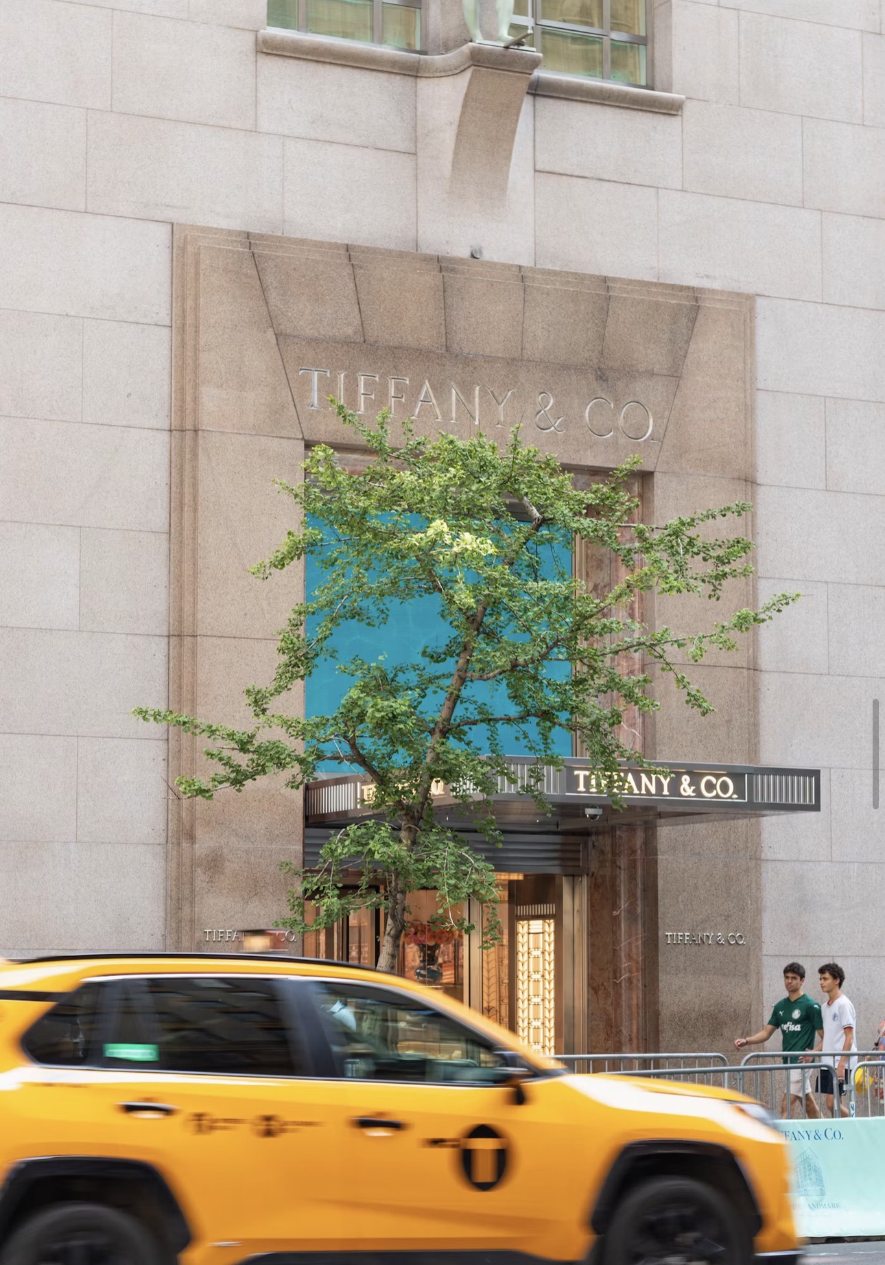 Tiffany and Fifth Avenue in New York
